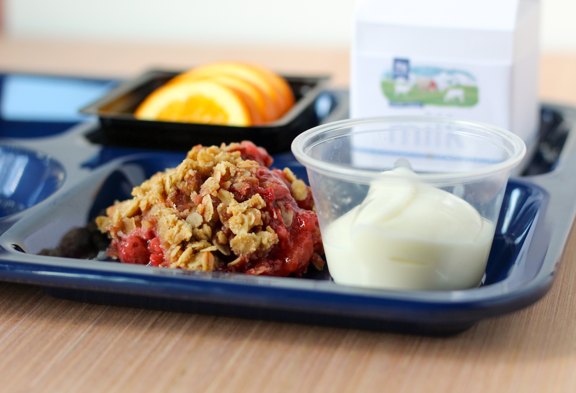 Breakfast Fruit Crisp with Yogurt | Fuel Up